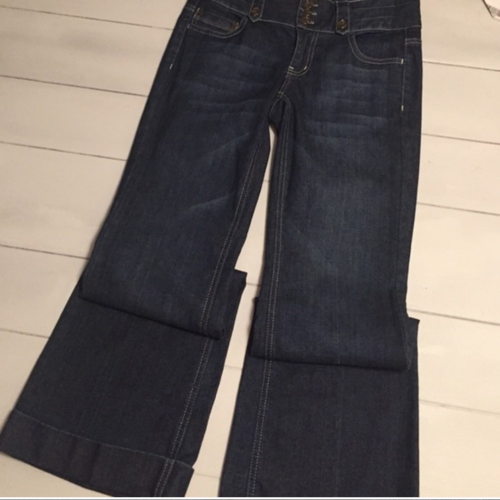 Stylish Women's Paper Denim Flared Jean's.
